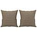 Cuscini Decorativi 2 Pz Tortora 40x40 Cm In Tessuto - Foto miniatura 2
