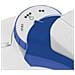 26483-56 ferro da stiro Ferro a vapore Ceramica 2400 W Blu, Bianco - Foto miniatura 4
