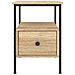 Comodino Rovere Sonoma 34x36x50 Cm In Legno Multistrato - Foto miniatura 9