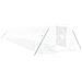 Serra Con Telaio In Acciaio Bianco 48 M 16x3x2 M - Foto miniatura 2