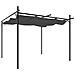 Pergola Con Tetto Retrattile Antracite 295x292x230 Cm - Foto miniatura 1