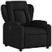 Poltrona Reclinabile In Tessuto Nero - Foto miniatura 2