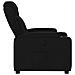 Poltrona Reclinabile In Tessuto Nero - Foto miniatura 7