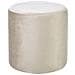 Pouf Lovett Velluto Beige Chiaro - Foto miniatura 4