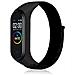 Cinturino Per Orologio In Nylon Per Xiaomi Mi Band 3/4/5/6/7 Black - Foto miniatura 2