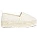 Platform Espadrille Espadrillas Cotone Scarpe Donna Beige Eu 39, Yw0yw01378 0f9 - Foto miniatura 2