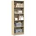 Libreria Rovere Sonoma 60x24x176 Cm In Legno Multistrato - Foto miniatura 1