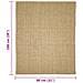 Tappeto In Sisal Per Tiragraffi 80x100 Cm - Foto miniatura 5