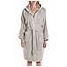 Accappatoio Con Cappuccio Spugnissima Soft In Cotone Colore Grigio Misura S - Foto miniatura 3