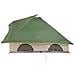 Tenda per Famiglie Tipi Verde Impermeabile per 8 Persone - Foto miniatura 5