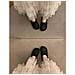 Ciabatte Donna Intrecciate A Mano In Pvc Nero, Stile Francese Con Punta Chiusa E Design Forato, Estive E Traspiranti, Compatibili Con Look Casual E Romani  L - Foto miniatura 5