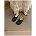 Ciabatte Donna Intrecciate A Mano In Pvc Nero, Stile Francese Con Punta Chiusa E Design Forato, Estive E Traspiranti, Compatibili Con Look Casual E Romani  L - Foto miniatura 6