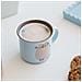 Tazza In Ceramica Da 380 Ml Collezione Purrfect Love Solida Lavabile In Lavastoviglie, Blu / Marrone - Foto miniatura 3