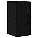 Mobile TV da Parete 6 pcs Rovere nero Legno multistrato - Foto miniatura 5