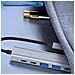 Adattatore Multiporta Hub Usb-c 7-in-1 - Hdmi 4k, Pd 100w, Usb 3.0 5gbps, Compatibile Con Macbook, Huawei E Altro - Foto miniatura 4