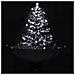 Lusso Casadino -  Albero Di Natale Con Nevicata E Base Ad Ombrello Nero 75 Cm Pvc - Foto miniatura 2