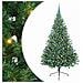 Albero di Natale artificiale con luci integrate Verde 210 cm - Foto miniatura 1