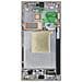 Schermo Completo Amoled Per Galaxy S24 Ultra Service Pack Con Telaio, Grigio - Foto miniatura 2