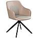 Set Di 2 Sedie Da Pranzo Likely Pelle Sintetica Beige Sabbia - Foto miniatura 3