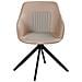 Set Di 2 Sedie Da Pranzo Likely Pelle Sintetica Beige Sabbia - Foto miniatura 4