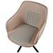 Set Di 2 Sedie Da Pranzo Likely Pelle Sintetica Beige Sabbia - Foto miniatura 6