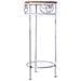Supporto Vasi Set 3 Pezzi Grigio 30x30x71h Cm - Foto miniatura 5