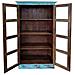 Vetrina Artigianale In Legno 100-110x40-45x170-180h Cm - Foto miniatura 3