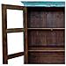 Vetrina Artigianale In Legno 100-110x40-45x170-180h Cm - Foto miniatura 5