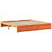 Struttura del letto con testiera contenitore con testiera 2 pcs - Foto miniatura 4