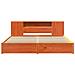 Struttura del letto con testiera contenitore con testiera 2 pcs - Foto miniatura 6