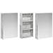 Set di Armadi da Bagno con lo scaffale 3 pcs 140 x 14,5 x 70 cm - Foto miniatura 5