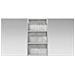 Set di Armadi da Bagno con lo scaffale 3 pcs 140 x 14,5 x 70 cm - Foto miniatura 6
