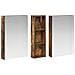 Set di Armadi da Bagno con porta 3 pcs 100 x 10,5 x 60,5 cm - Foto miniatura 5