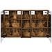 Set di Armadi da Bagno con porta 3 pcs 100 x 10,5 x 60,5 cm - Foto miniatura 7
