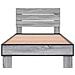 Struttura letto con testata Sonoma grigio 80 x 200 cm - Foto miniatura 4