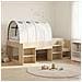 Letto con Tunnel 3 pz Sonoma e Bianco Legno ingegnerizzato - Foto miniatura 2