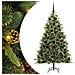 Albero di Natale artificiale pieghevole con coni Verde 180 cm - Foto miniatura 1