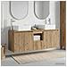 Set di Armadi da Bagno 3 pz Rovere Artigianale 53 x 35 x 63 cm - Foto miniatura 2
