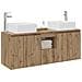 Set di Armadi da Bagno 3 pz Rovere Artigianale 53 x 35 x 63 cm - Foto miniatura 10