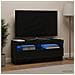 Mobile TV LED Nero Legno ingegnerizzato - Foto miniatura 2