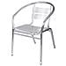 Sedia con braccioli in alluminio per esterni - Foto miniatura 1