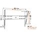 BASE 15 L TILT Supporto a Parete per schermi LCD / LED / PLASMA 40-65'' Portata Max 45Kg - Foto miniatura 2