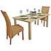 Sedie da Pranzo 4 pz Marroni in Rattan Naturale 47 x 50 x 97 cm - Foto miniatura 1