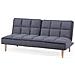 Divano Letto Moderno In Tessuto Grigio Scuro Siljan - Foto miniatura 14