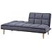 Divano Letto Moderno In Tessuto Grigio Scuro Siljan - Foto miniatura 23