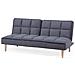 Divano Letto Moderno In Tessuto Grigio Scuro Siljan - Foto miniatura 18