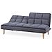 Divano Letto Moderno In Tessuto Grigio Scuro Siljan - Foto miniatura 20