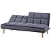 Divano Letto Moderno In Tessuto Grigio Scuro Siljan - Foto miniatura 25