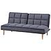 Divano Letto Moderno In Tessuto Grigio Scuro Siljan - Foto miniatura 27