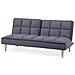 Divano Letto Moderno In Tessuto Grigio Scuro Siljan - Foto miniatura 9